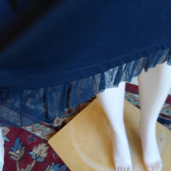 Moschino Cheapandchic Black SHeath Dress with/Embroidery Detail Size 10 - Picture 9 of 16